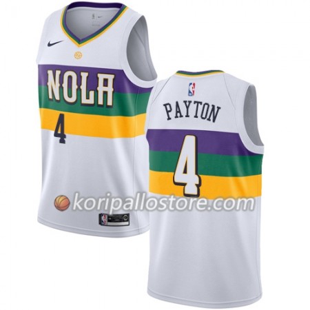 New Orleans Pelicans Elfrid Payton 4 2018-19 Nike City Edition Valkoinen Miesten Pelipaidat Swingman 